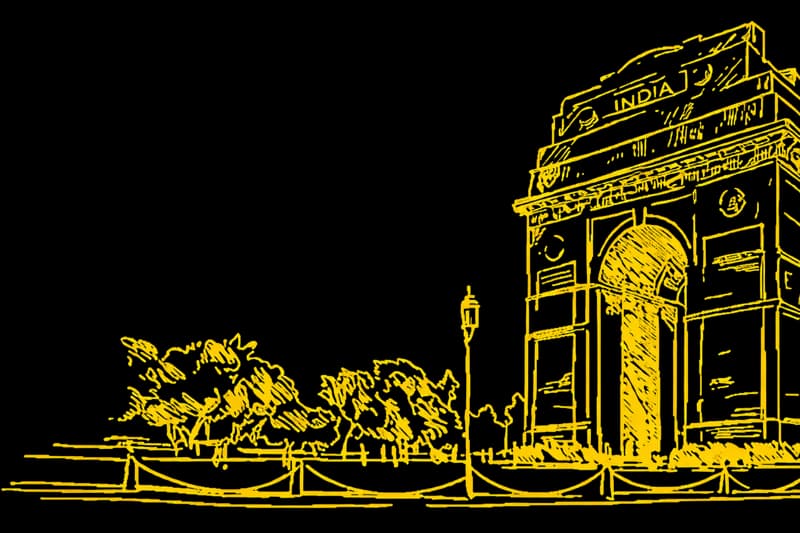 Delhi City Landmark - India Gate